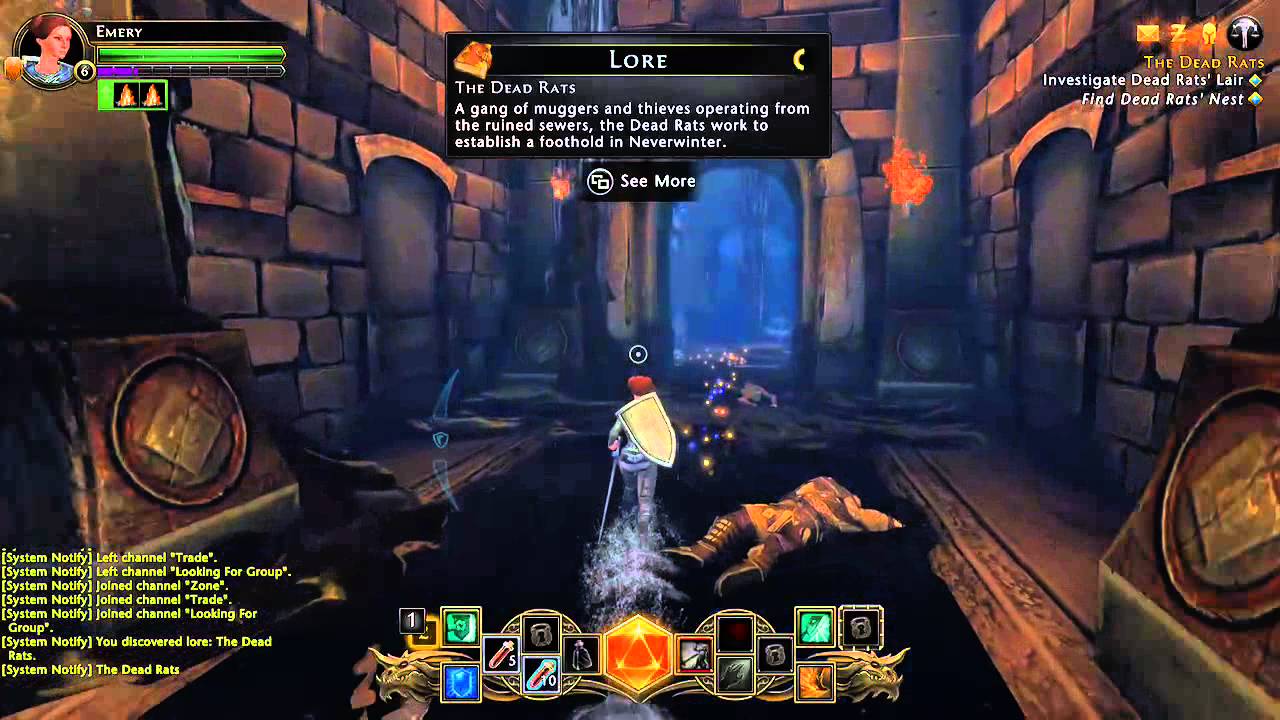 Neverwinter Xbox One - Guardian Fighter Gameplay - YouTube