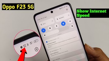 Oppo F23 5G Show Network Speed | Show Network Speed On Status Baar Oppo F23 5G
