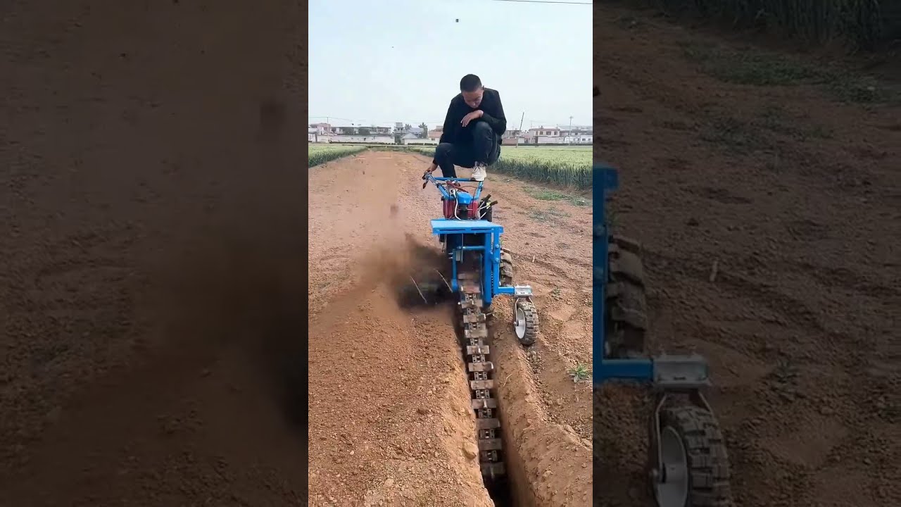 Small Trencher Trending Automobile Farming Machine Shorts Agriculture Trector