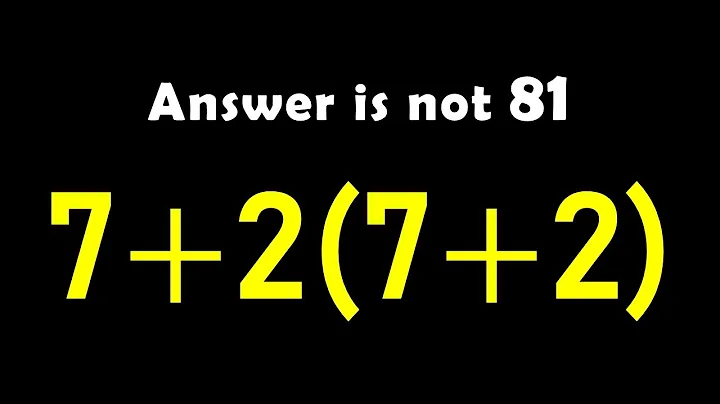 Most People Get This Simple Math Question Wrong!