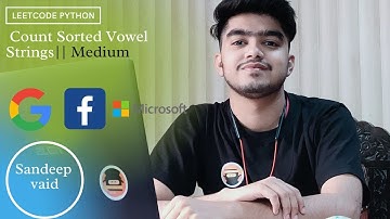 1641. Count Sorted Vowel Strings || Python || Leetcode