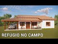 Projeto Casa de Campo com 3 Quartos | P13