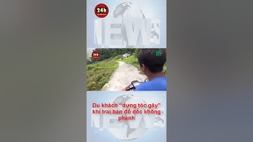 Du khách dựng tóc gáy khi trai bản đổ dốc không phanh #shorts