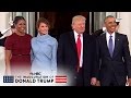 The Obamas Welcome The Trumps At The White House | NBC News