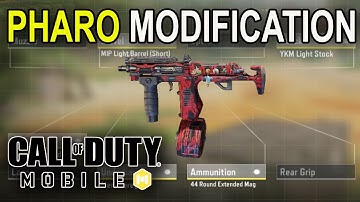 Pharo with Drum Mag | Pharo SMG Gunsmith Conversion in COD Mobile | Call of Duty Mobile
