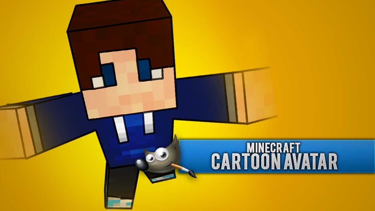 Minecraft Cartoon Avatar Kostenlos Und Schnell In Gimp Hd Youtube