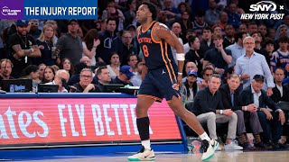 Injury bug hits Knicks' OG Anunoby, Jalen Brunson | The Injury Report screenshot 4