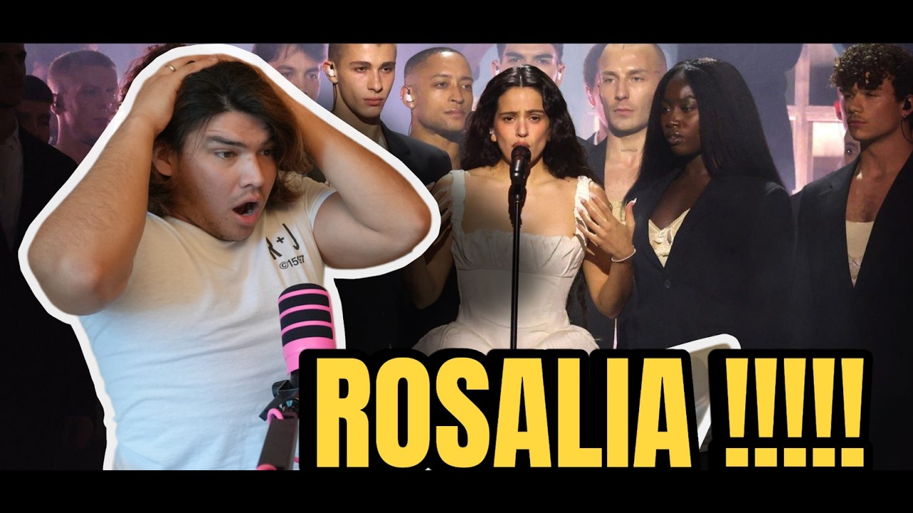 ROSALIA & BJÖRK  REACCION  '' BERGHAIN '' EN LOS BRIT AWARDS