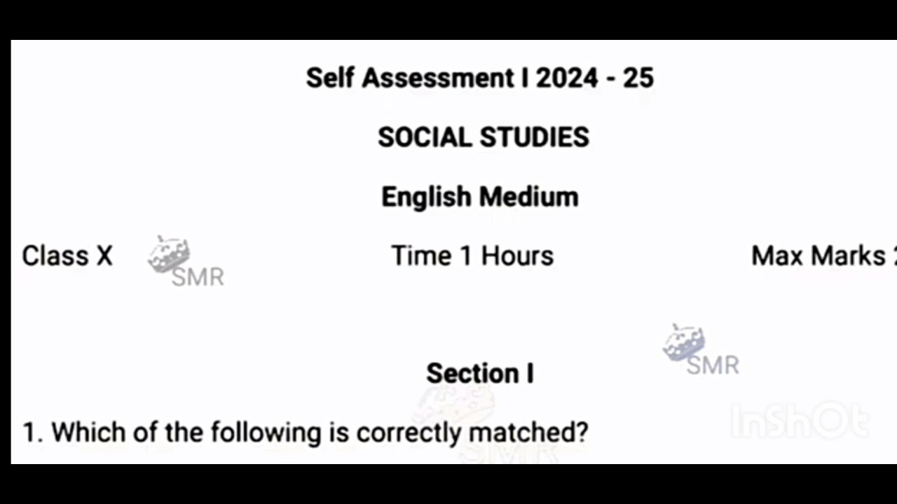 ap 10th class fa1 exam social studies question paper 2024-25ap 10th ...