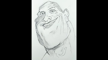 Draw Rock Cartoon Face ✏️🪨