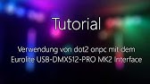Opsætning 945 Mikroprocessor SoundSwitch x Eurolite USB-DMX512 Pro - YouTube