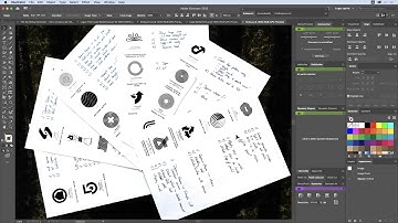 The Rambling Illustrator - 27 May 2020 - Vector drawing logos at speed!