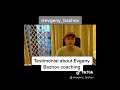 Testimonials about EVGENY BAZHOV career coaching from the Paris W.