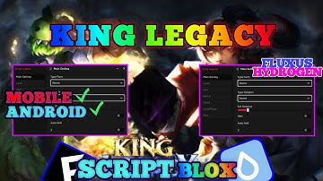 KING LEGACY Script Mobile AUTO FARM | AUTO QUEST | AUTO STATS | TELEPORT |