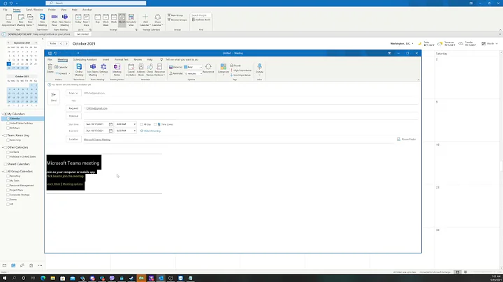 How to BCC Meeting Invitation Recipients in Outlook 2016 / Office 365