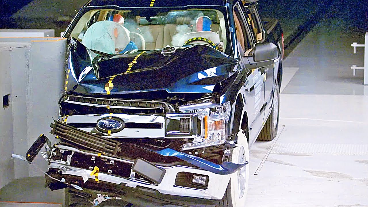 2020 Ford F150 – Safe Pickup Truck? Crash Test - YouTube