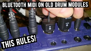 LEKATO Wireless MIDI, Bluetooth and WIFI, add Bluetooth MIDI to your old Drum Module!