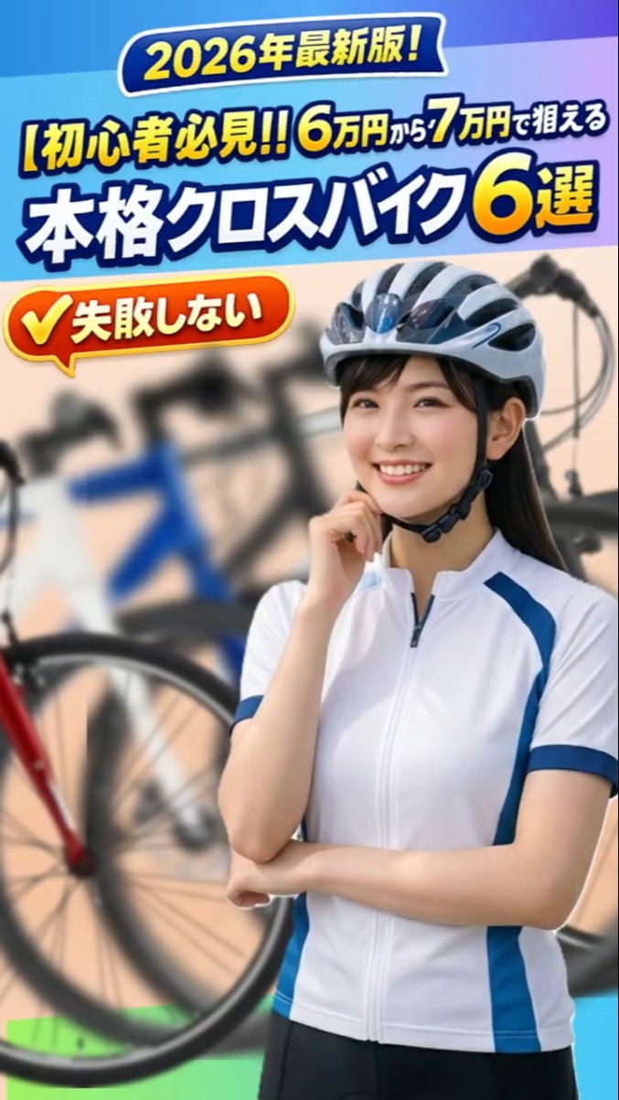 2026最新】6〜7万円で買える！失敗しないクロスバイクおすすめ6選