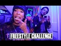 FREESTYLE CHALLENGE WITH MY BROTHER JAHNYE (HILARIOUS) | PART 1