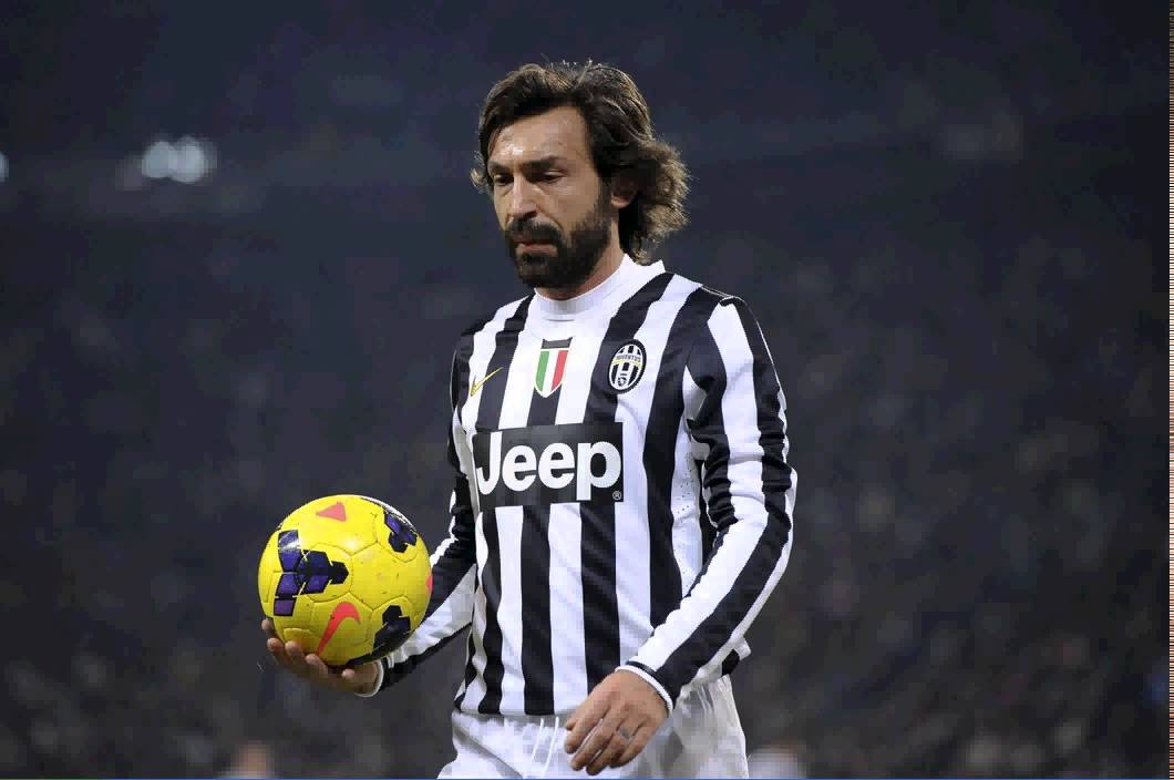 Juventus 2013/2014 l/s size L #21 Pirlo
