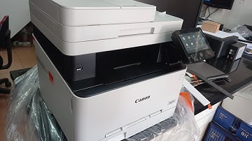 Canon i-sensys MF645cx unboxing setup