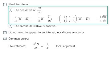 2017 AP Calculus AB4/BC4 Scoring and Common Errors