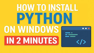 How to Install Python on Windows in 2 Minutes | Quick & Easy Tutorial