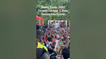 Skeng Took The Stage At Sandz 2022 Toronto Canada 🇨🇦 #shorts #dancehall #skeng #canada #jamaica