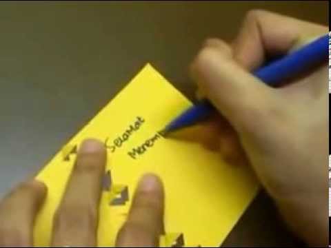 [Greeting Cards] Membuat Kartu Ucapan Sederhana - YouTube