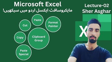 Clipboard Group in Excel | Copy, Cut, Paste, Paste Special, Format Painter | Lecture 2