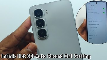 Infinix Hot 60i Auto call record setting || infinix hot 60i main auto call recording on kaise karen