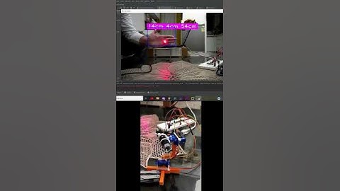 openCV python aimbot with Arduino based laser turret