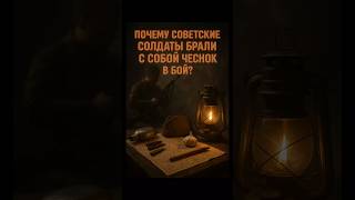 Почему советские солдаты брали с собой чеснок в бой? #история