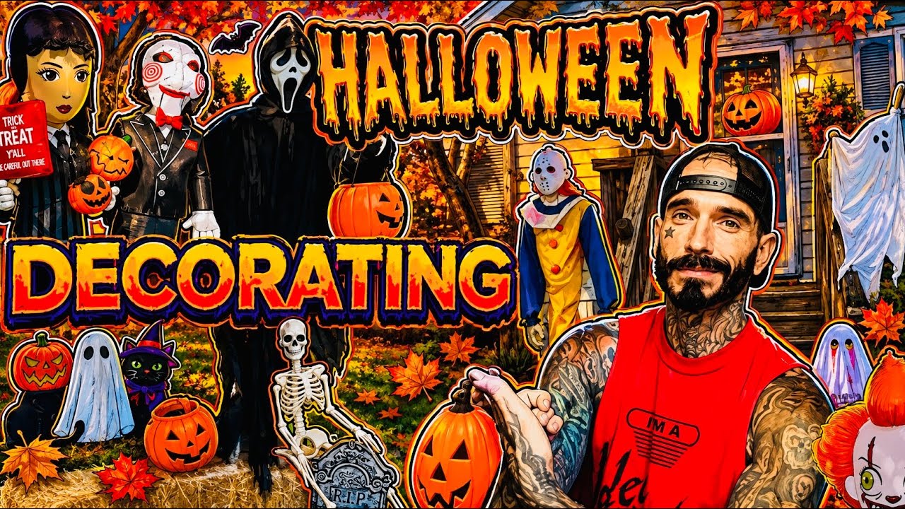 Outdoor Halloween 🎃 Decorating For 2026 | Full Spooky Setup & Display 