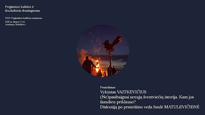 Vykintas VAITKEVIČIUS. (Ne)pasibaigusi senųjų šventviečių istorija. Kam jos šiandien priklauso?