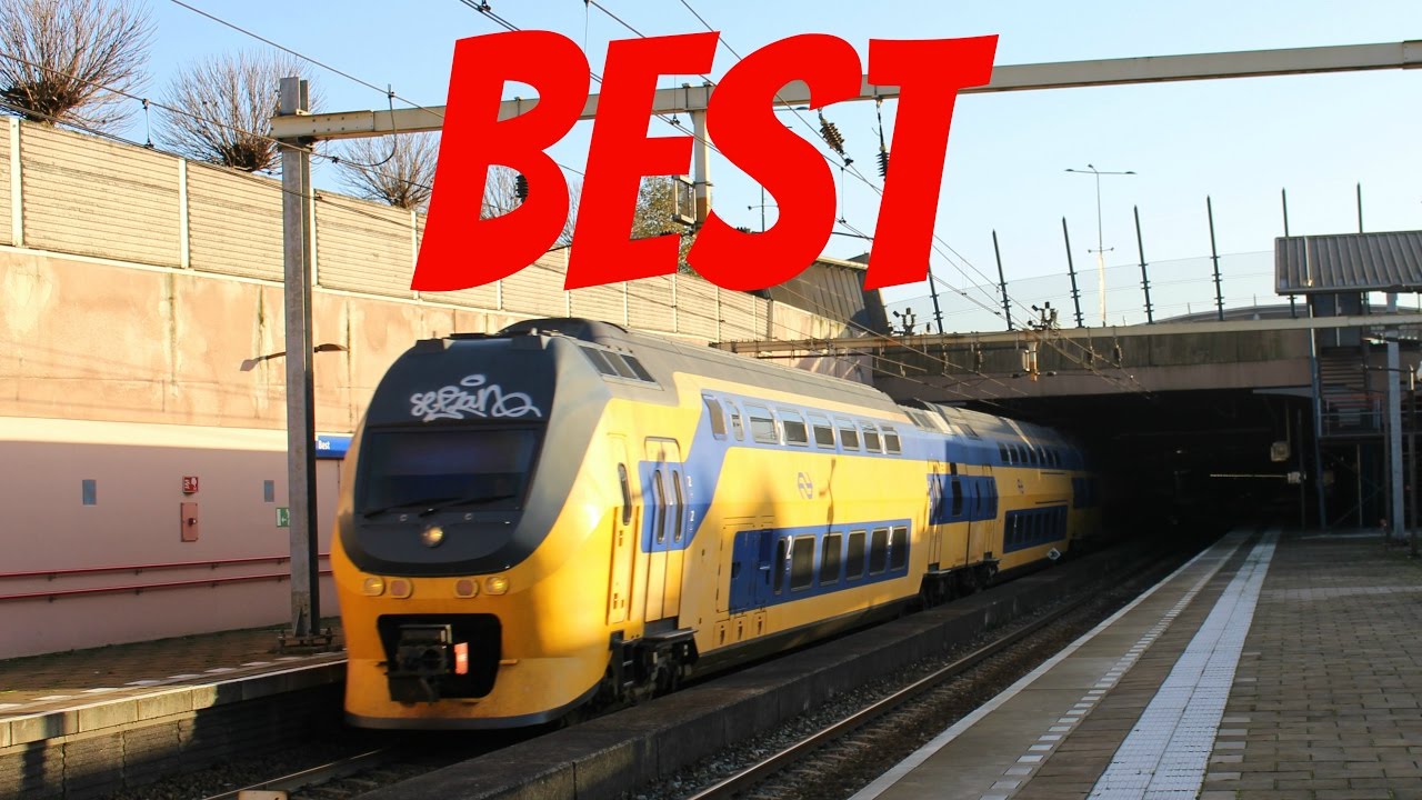 Treinen door station Best 3-12-2016