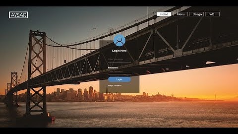 Membuat Halaman Login Sederhana dengan HTML dan CSS I Simple Transparant Login Page