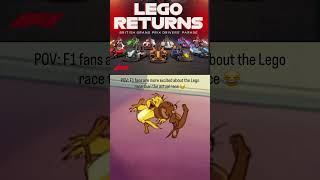 LEGO race at British GP is better than F1? 😂 #F1 #LEGO #Silverstone #BritishGP #F1Shorts