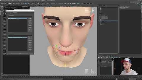 17 Facial Data-Centric Rigging: 03a Mouth sliding