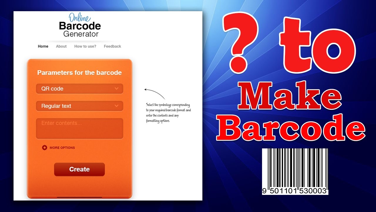 Barcode generator free