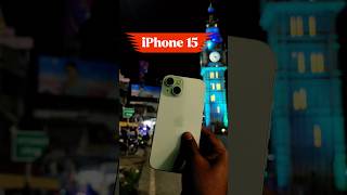 iPhone 15 night camera 🔥#shorts #youtubeshorts #camera #review #iphone #trndingshorts