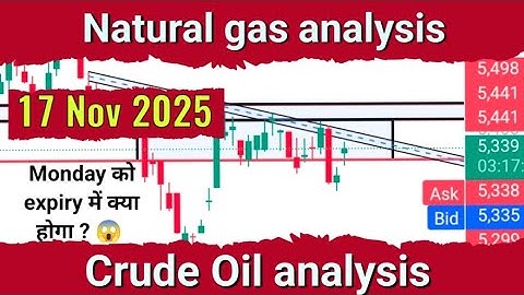 Ruwe olieanalyse voor maandag 17 november 2025 | Aardgasanalyse | Wekelijkse analyse | MCX #crude...