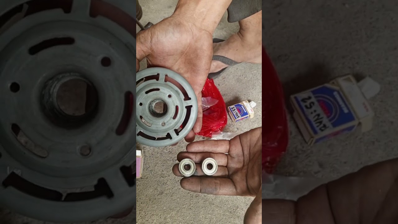 Toyota hi ace Auxiliary fan repair replace bearing.. please subscribe YouTube channel 🙏😘😘