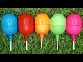 ASMR Most Popular Candys / some lots of colorful rainbow lollipop candy / unpacking chocolate eat