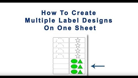 How to Create Multiple Designs on One Sheet in Maestro Label Designer