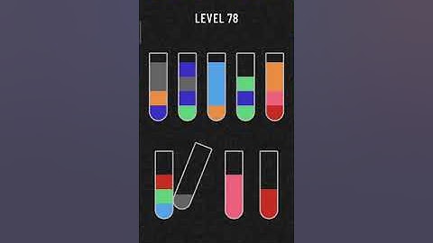 water sort puzzle level 78