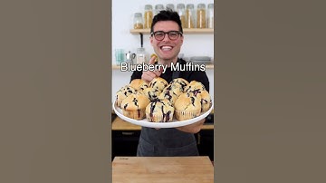 Blueberry Muffins with only 8 ingredients