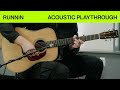 Runnin | Official Acoustic Guitar Playthrough | Elevation Worship