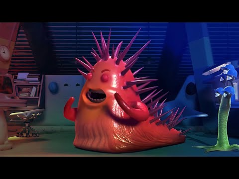 Monster Inc. - Spikey thorn cactus Monster | Sponsored by Gamavision Csupo Effects