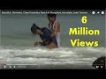 Beautiful Romantic Clean Panambur Beach in Mangalore, Karnataka, India.Romance For Hot Indian Couple